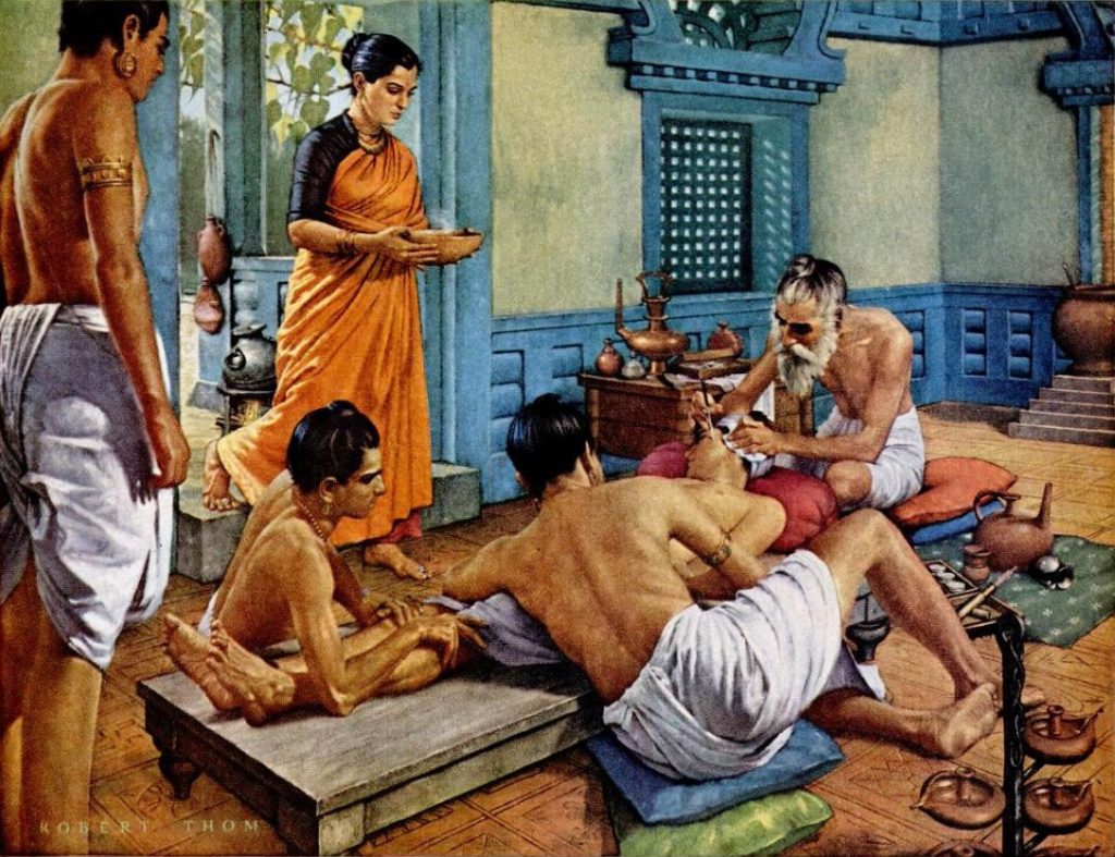 Sage Sushruta Performing surgery